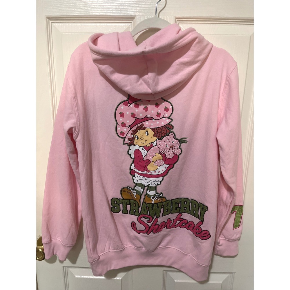 Freeze Hoodie Women S Pink Strawberry Shortcake Sweet Life Graphic
